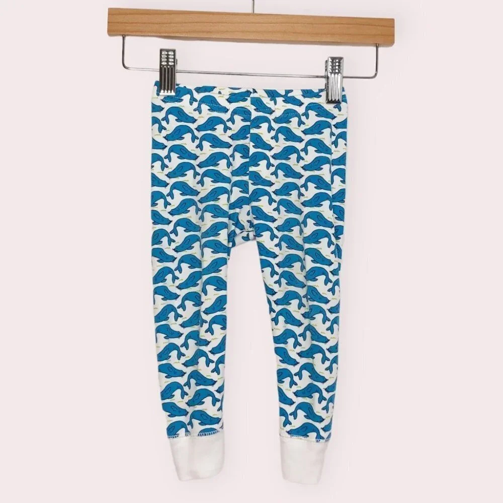 Roller Rabbit pajama pants blue seals size 12-18 months‎